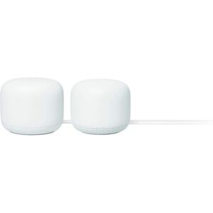 Google Nest Home Wi-Fi System Extender - Mesh Router - 2 Pack (1596)